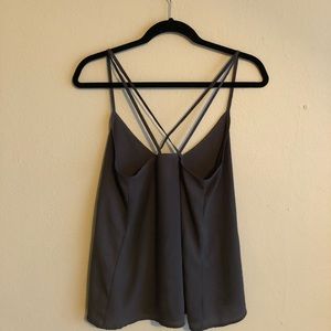 Hollister simple dark grey top